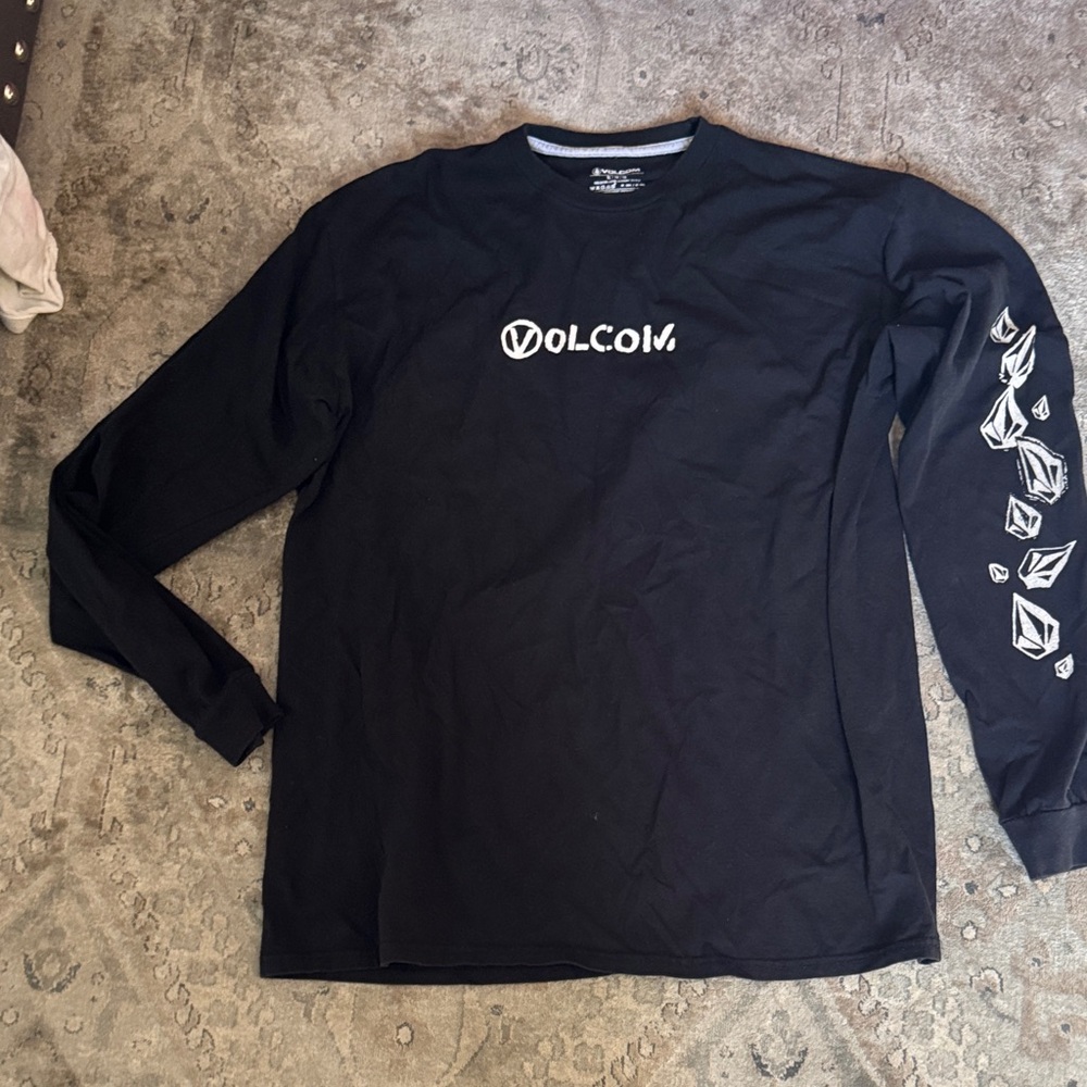 Volcom Black Graphic Long Sleeve Tee